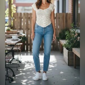 Pink Republic Floral Short Sleeve Top